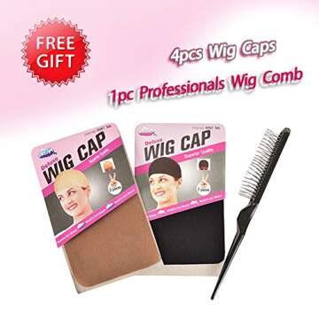 Rosmile Curly Wigs for Black Women - Stylish & Natural Look