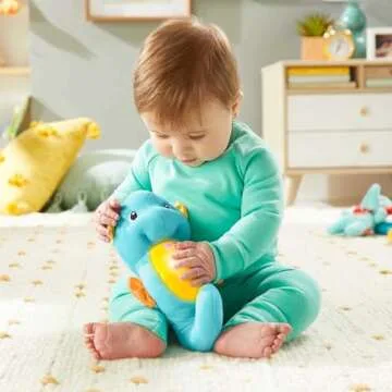 Fisher-Price Soothe & Glow Seahorse for Comforting Sleep