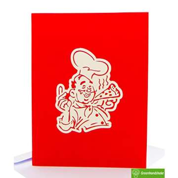 Pizza Pop Up Card for Every Occasion - 3D Greeting Card