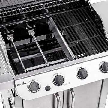 Char-Broil® Performance Series™ Convective 4-Burner with Side Burner Cabinet Propane Gas Stainless Steel Grill - 463375919