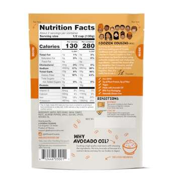 A Dozen Cousins Seasoned Pinto Beans - Vegan, Non-GMO, Ready to Eat, 6-Pack