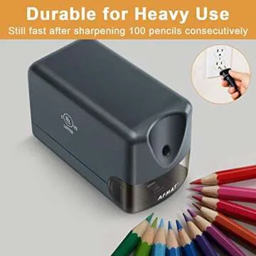 AFMAT Electric Pencil Sharpener - Fast & Reliable Performance