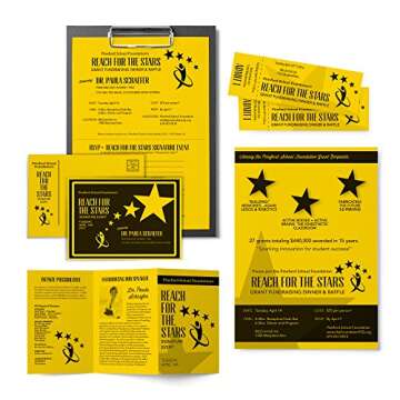 Astrobrights 65 lbs Cardstock Paper, Solar Yellow, 250 Sheets