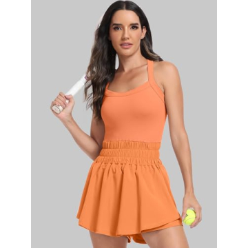 ANRABESS Women's Athletic Romper Summer Tennis Dress