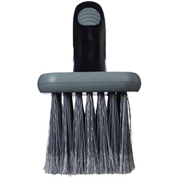 Amazon Basics Short Handle Wheel Brush for Car Cleaning