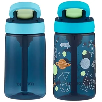 Contigo Kids Water Bottle with AUTOSPOUT Straw 14oz 2-Pack