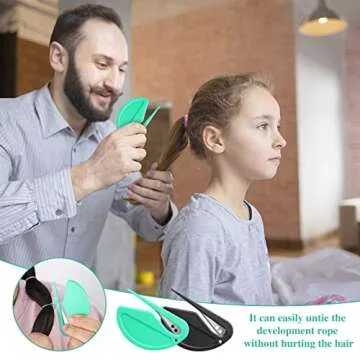 BESARME 1000pcs Colorful Mini Rubber Bands for Hair, Hair Ties Set with 16pcs Styling Tools for Baby Girls, Women's Hair Accessories Gift, Macaron color