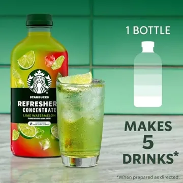 Starbucks Refreshers Concentrate Lime Watermelon Beverage 32 fl oz