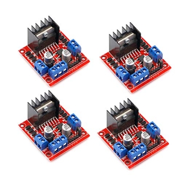4 Pack L298N Motor Drive Controller Board for Arduino Robotics
