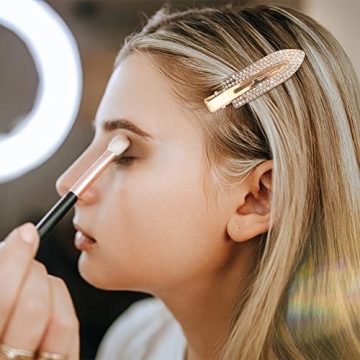 Magicsky 8PCS No Crease Hair Clips with Rhinestones for Women