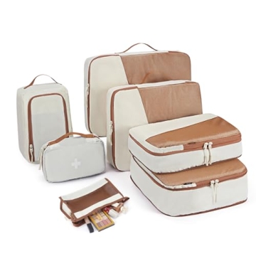 CLUCI Compression Packing Cubes for Effortless Travel Organization