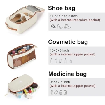 CLUCI Compression Packing Cubes for Travel Organization