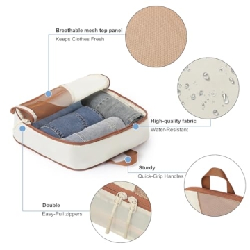 CLUCI Compression Packing Cubes for Travel Organization