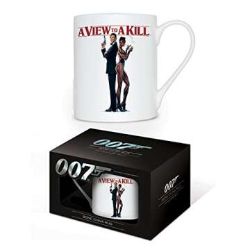 Pyramid James Bond A View to A Kill Bone China Mug, 315 ml, Multi-Colour