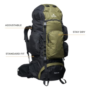 TETON 75L Explorer Internal Frame Backpack for Outdoor Adventures