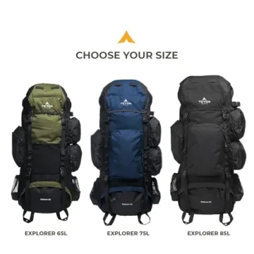 TETON 75L Explorer Internal Frame Backpack for Outdoor Adventures
