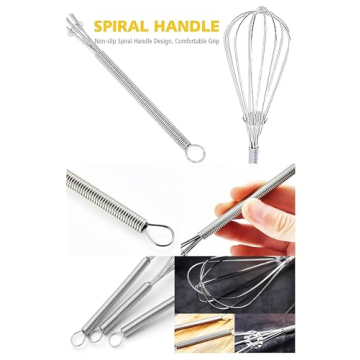 Chandler Balloon Whisk Set | Stainless Steel Kitchen Whisks