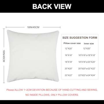 cygnus 20x20 Pillow Covers Set of 2 Farmhouse Decor Stripe Patchwork Linen Throw Pillow Covers Modern Faux Leather Covers for Couch Sofa, Gray