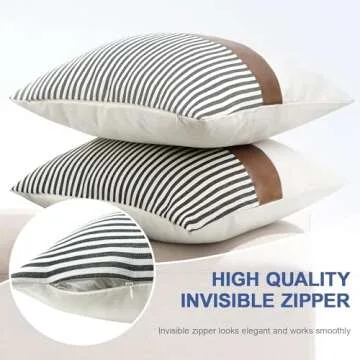 Cygnus 20x20 Pillow Covers - Chic Farmhouse Decor