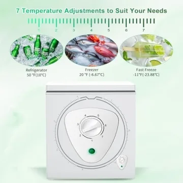 Rosmena Chest Freezer - 3.5 Cu.Ft High Volume Storage