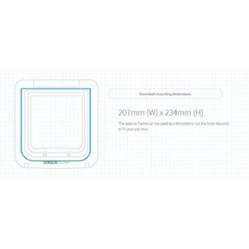 SureFlap Microchip Pet Door for Dogs and Cats