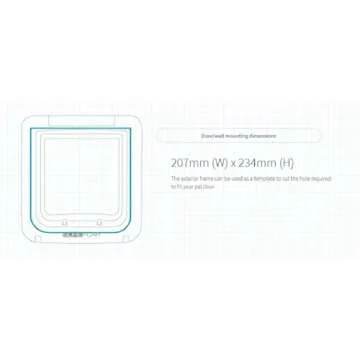 SureFlap Microchip Pet Door for Dogs and Cats