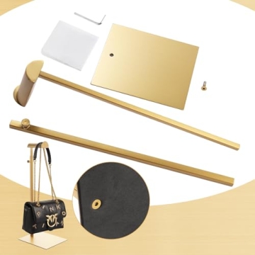 K KAIDIYIN Gold Adjustable Purse Display Stand - Set of 3