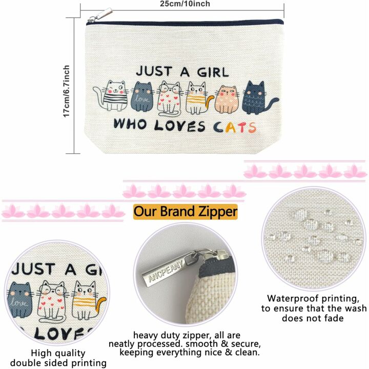 Cute Cat Makeup Bags - Perfect Gifts for Cat Lovers