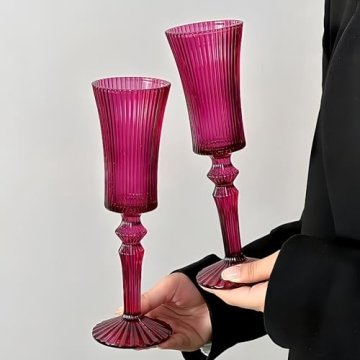 Elegant HolaJia Champagne Flutes for Celebrations