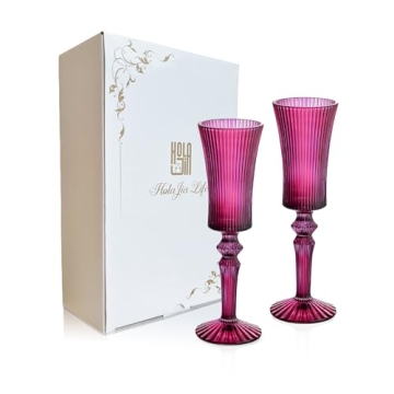 Elegant HolaJia Champagne Flutes for Celebrations