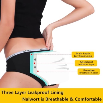 Nalwort Period Underwear - Comfort & Leak Proof Protection