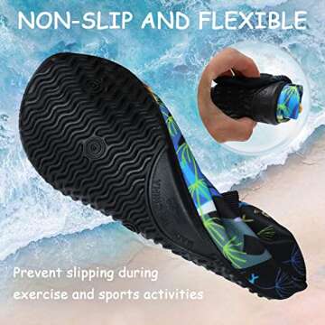Kids Aqua Water Shoes for Beach & Outdoor Fun