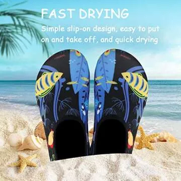 Kids Aqua Water Shoes for Beach & Outdoor Fun