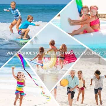 Kids Aqua Water Shoes for Beach & Outdoor Fun