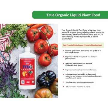 True Organic All Purpose Liquid Plant Food Fertilizer 16oz