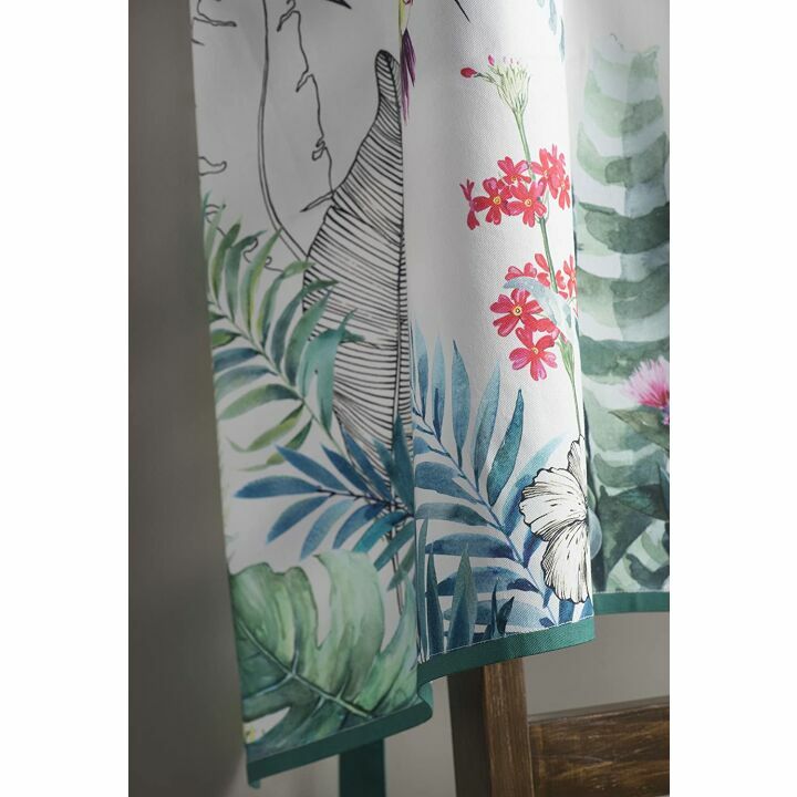 Adjustable Cotton Apron with Center Pocket - 27.5"x31.5"