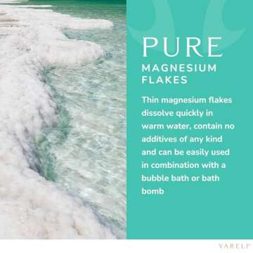 Yareli Dead Sea Magnesium Bath Flakes 5lbs - Relax & Recover