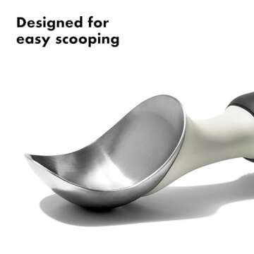 OXO Good Grips Ice Cream Scoop,Black