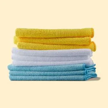 48-Pack Amazon Basics Microfiber Cloths - Durable & Soft