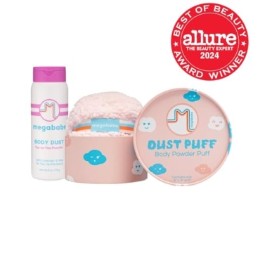 Megababe Sweat Absorbing Bundle - Body Dust & Puff