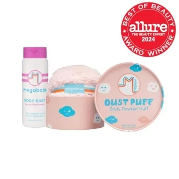 Megababe Sweat Absorbing Bundle - Body Dust & Puff