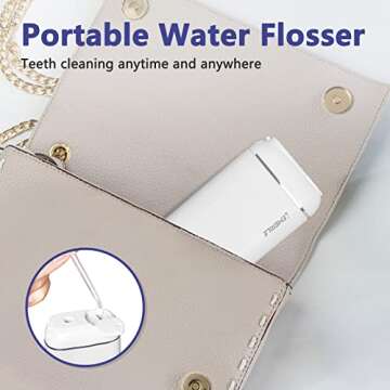 Portable Water Flosser for Travel & Home Dental Care