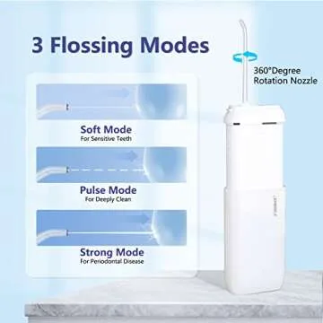 Portable Water Flosser for Travel & Home Dental Care