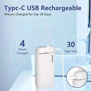Portable Water Flosser for Travel & Home Dental Care