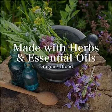 Dragons Blood Oil 1/2 oz | Handmade with Herbs & Essential Oils | Spiritual Purification, Strength, Power Rituals | Hoodoo Voodoo Wiccan Pagan Conjure
