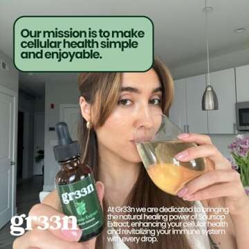 Gr33n Soursop Leaf Extract for Wellness & Vitality