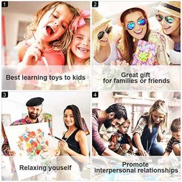 Paint by Numbers for Adults, DIY Girls Adult Paint by Numbers Kits on Canvas Flowers Painting Kits for Kids Beginner 16x20 inch Flameless Oil Painting Kits Gift for Kids and Adults