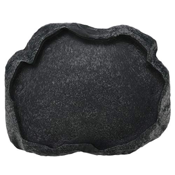 Imitation Rock Design Reptile Water Dish for Small Pets