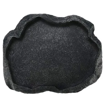 Imitation Rock Design Reptile Water Dish for Small Pets