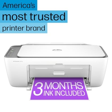 HP DeskJet 2855e Printer with 3 Months Ink Included